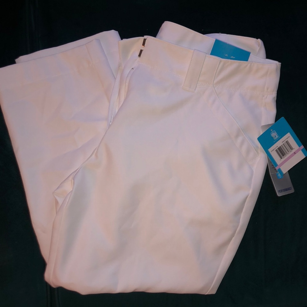 PGA tour white Capri. Size 6